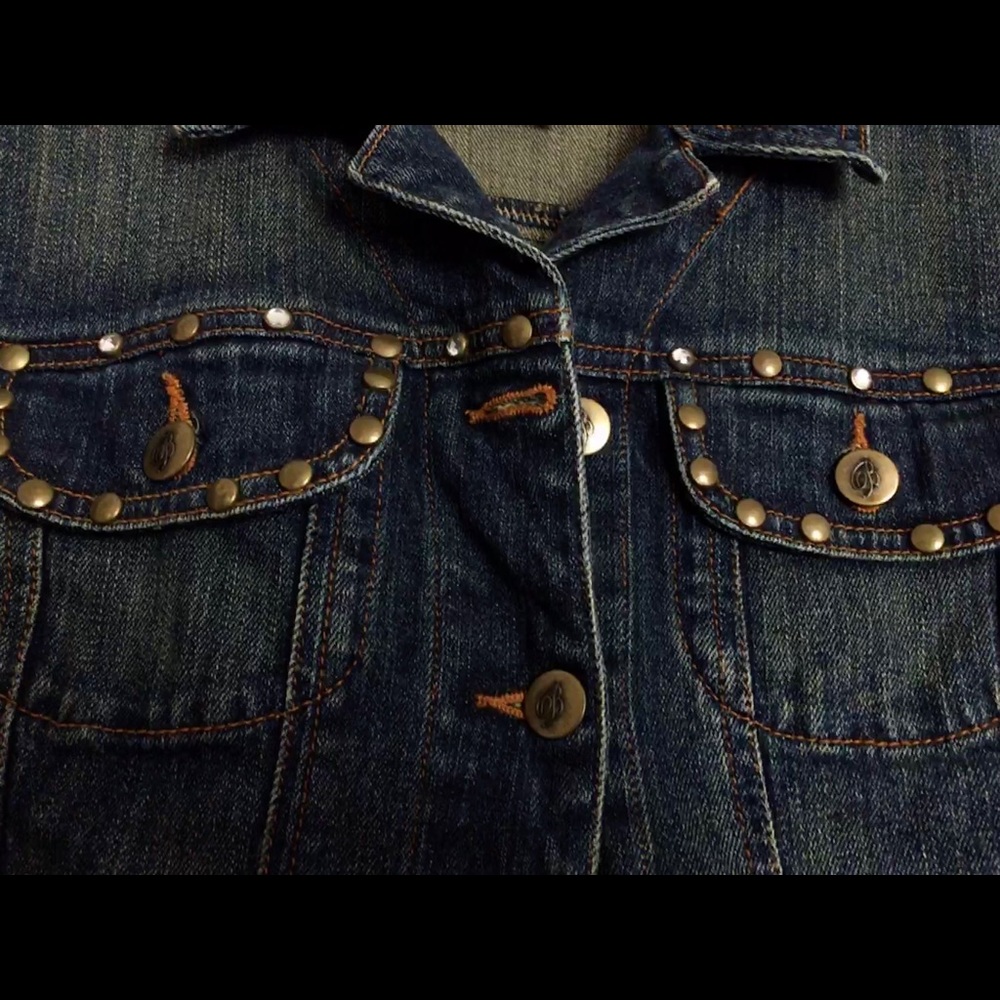 Denim embellished jacket - Picture 10 of 12